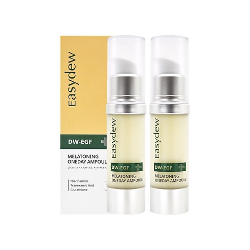 이지듀 기미앰플 DW-EGF 멜라토닝 원데이앰플 한가인픽 대웅제약 미백앰플, 15ml, 2개