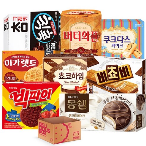 행복을 담은 인기 과자세트