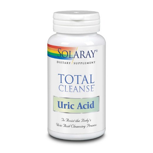 1+1 솔라레이 Solaray Total Cleanse Uric Acid 60 베지캡슐, 1개