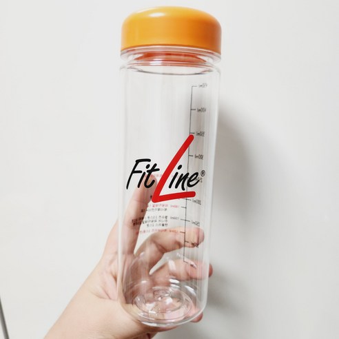 피엠 물병 500ml 트라이탄 독일 쥬스, 오렌지, 1개