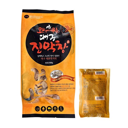 명선푸드 오븐에 꾸운 대구 진막창 500g, 1개