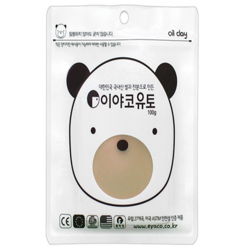 더이안 이야코 소프트 유토 100g 200g 300g 국내산 쌀과 전분으로 만든 굳지 않는 점토 - 유토 | 쿠팡