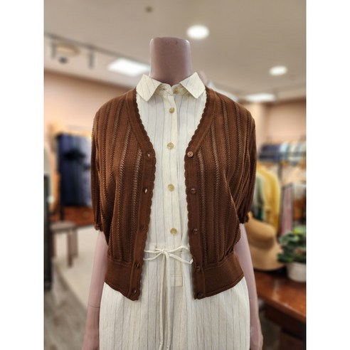 BCBG O.달바V넥 스카시C/D _ B3B5K227 74 [갈색] 비씨비지가디건