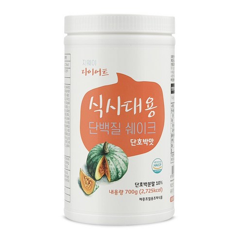 지웨이 다이어트 식사대용 단백질 쉐이크 맛있는 한끼 식사대용 아침 식단 음식 간식 파우더, 1개, 단호박맛