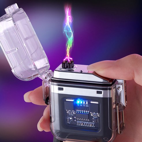 감성 투명 아크 라이터: 스타일과 기능의 완벽한 조화