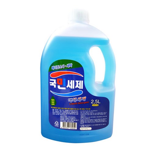 국민세제 액체세제 세탁세제 액상세제, 2.5L, 4개