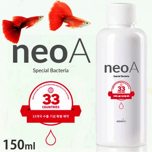 네오 A 150mL 생박테리아제 / Neo 수족관 어항 영양제 약품 물갈이약 환수 수질정화 구피 열대어 거북이, 500ml, 1개