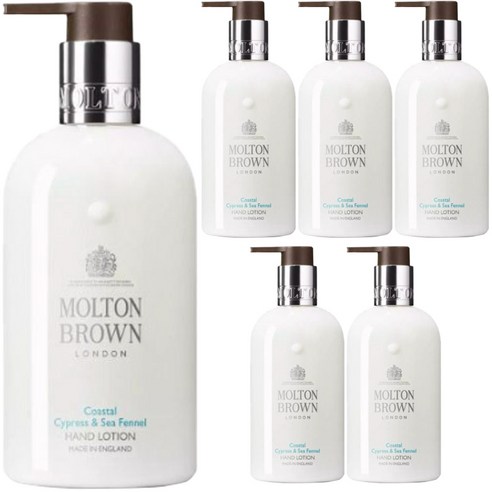 몰튼브라운 코스탈 사이프레스 & 씨 펜넬 핸드 로션, 6개, 300ml