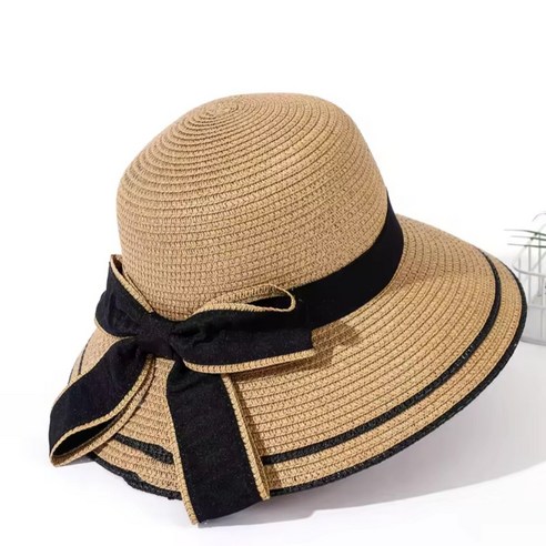 파파몰 아동용 여름 밀짚 벙거지 모자 1개