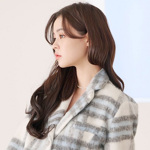 가발매니아 루즈펌 3피스 52cm 파워1피스+부분2피스 (고열사), 내츄럴브라운, 1세트