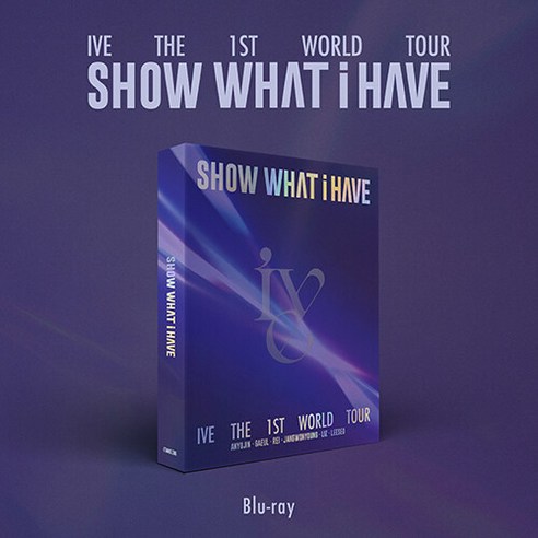 [매거진공식포카증정]아이브 월드투어 콘서트 앨범 - IVE THE 1ST WORLD TOUR : SHOW WHAT I HAVE dvd, 블루레이