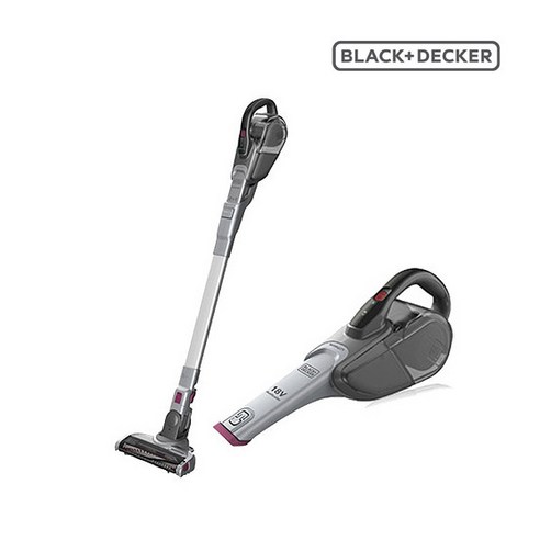 블랙앤데커 2in1 스마트텍 무선 스틱청소기 CS1820T, 퍼플