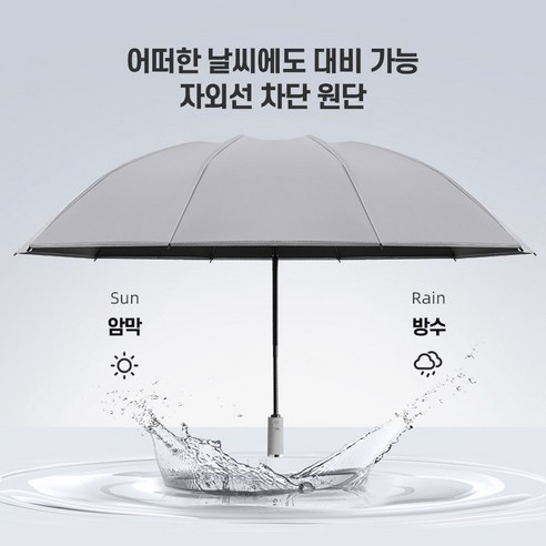 어둠 속 안전을 위한 야광 우산
