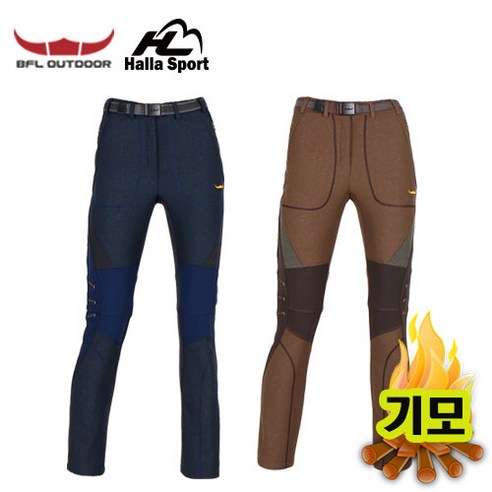HALLASPORT *여성 크릭 팬츠 (기모)