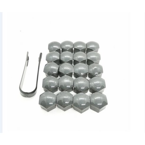 자동차 휠 너트&볼트자동차 스타일링 범용 녹 방지 ABS 부품 트림 타이어 휠 너트 나사 볼트 보호 커버 캡, 03 빨간_03 21mm, 1개