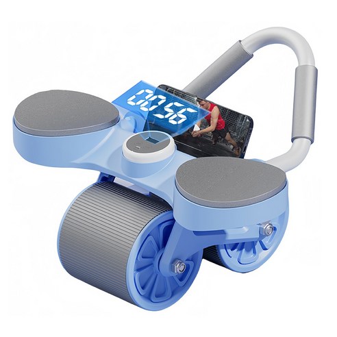 COBOTOR AB슬라이드 복근운동 기구 저소음 + 무릎패드 + 윗몸 일으키기 오렌지 블랙 블루