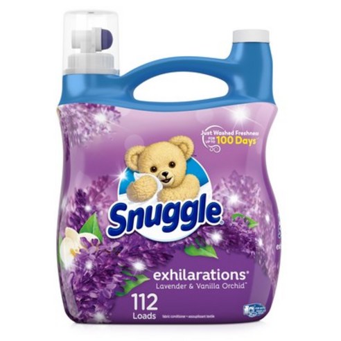 Snuggle Exhilarations 스너글 이그질러레이션스 라벤더 바닐라 오차드 고농축 섬유유연제 (2.83L) Lavender & Vanilla Orchid, 1개, 2.38L