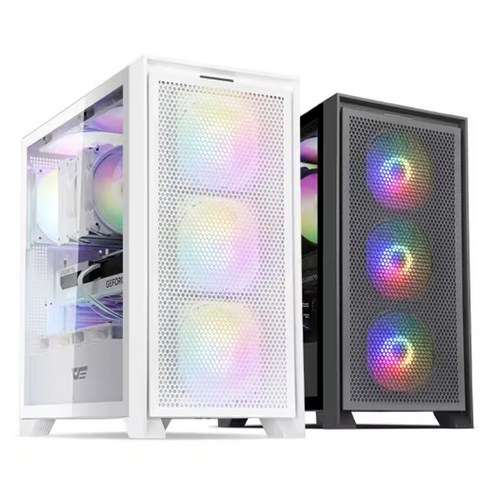 심미성과 기능성을 모두 만족시키는 darkFlash DRX70 MESH RGB 강화유리 케이스