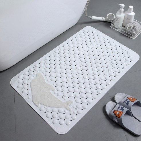 그로스팟 보드라움2 욕실 욕조 미끄럼방지 흡착매트, 화이트(35X70), 1개