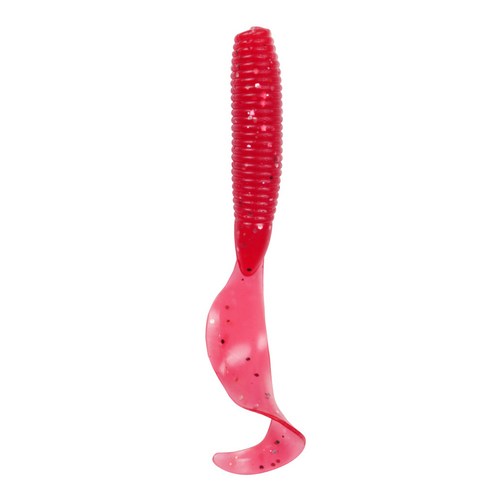 꼬리구더기 루아 가짜 미끼 10cm7.5g 미끼 단꼬리 연충 낚시 미끼 다색 5P, 빨강