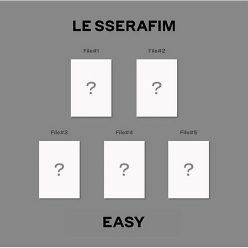 르세라핌 (LE SSERAFIM) - 3rd Mini Album EASY (COMPACT ver.) 버전, 2