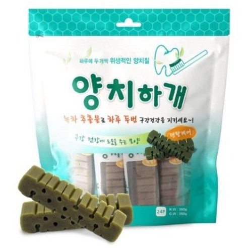 양치하개 반려견 덴탈껌 24p, 덴탈케어, 360g, 1개