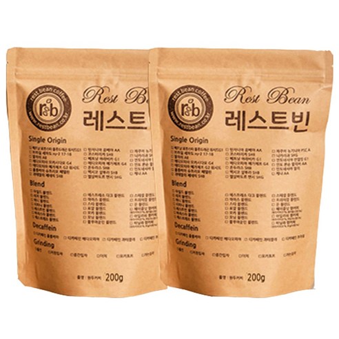 온두라스 SHG, 2개, 200g, 모카포트(가정용에스프레소머신)
