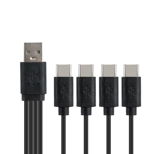 USB C타입 4분배 멀티 충전케이블 TB776, 본상품선택, 1개, 상세페이지 참조 tb0500096481