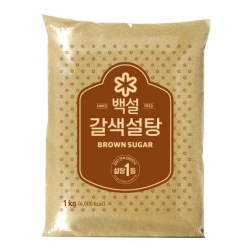 백설 갈색설탕 1kg, 1개