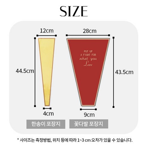꽃다발의 아름다움을 더하는 아르띠콜로 꽃다발 포장지