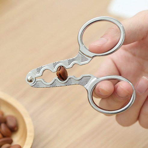 1+1 1+2 잣까기 은행 까는도구 잣까는 기계 견과류 잣망치, 실버, 2개