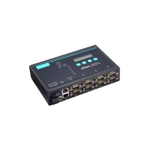 MOXA NPort 56508DT 8Serial Port Serial Device Server 10100 Ethernet RS232422485 DB9M 15KV ESD 1248