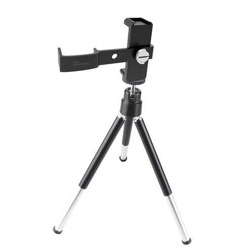 YSSHOP DJI Osmo 포켓 짐벌 카메라 마운트 삼각대 브래킷 전화 홀더 클립, {"사이즈":"설명"}, {"색상":"설명"}, {"수건소재":"금속"}