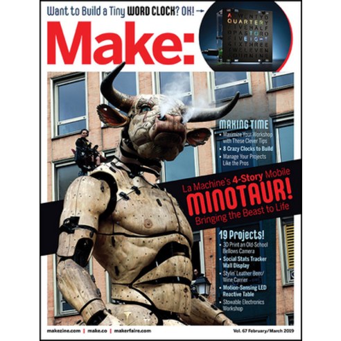 (영문도서) Make: Volume 67 Paperback, Make Community, LLC, English, 9781680455670