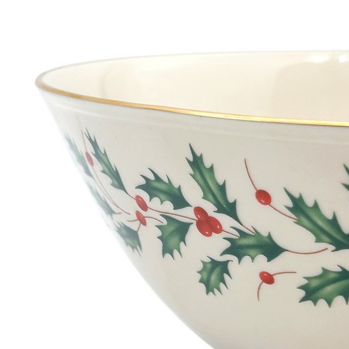 레녹스 홀리데이 27cm 보울: 크리스마스 축제의 화려한 장식품
