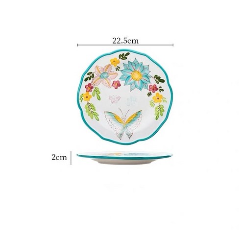 FREELIFE 세라믹 접시 세트 노르딕 플레이트 창의 PA-584, 8inch plate-643