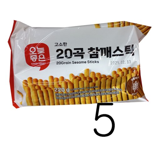 고소한 오늘좋은 20곡 참깨스틱 (220G), 2개, 220g