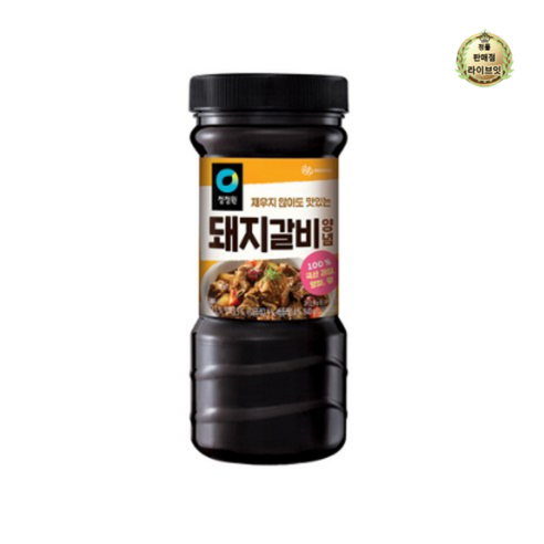   청정원 돼지갈비 양념장, 840g, 1개