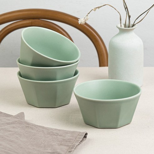 시라쿠스 네이처 국대접 12cm 4개세트, 그레이, 4개