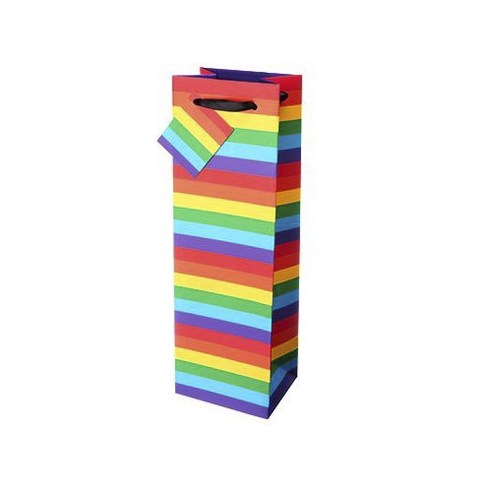 케이크워크 싱글-보틀 백 와인케이스, 1개, Rainbow