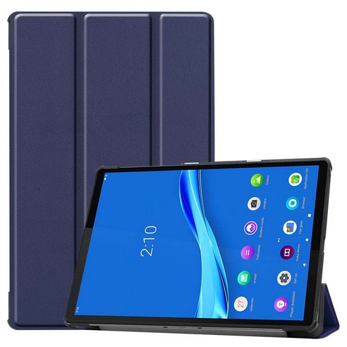 Lenovo 태블릿 PC 가죽 케이스 M10 Plus 10.3 TB-X606F 2020/M10 TB-X605F TB-X505F, Dark blue, M10 Plus 10.3 TB-X606F 2020