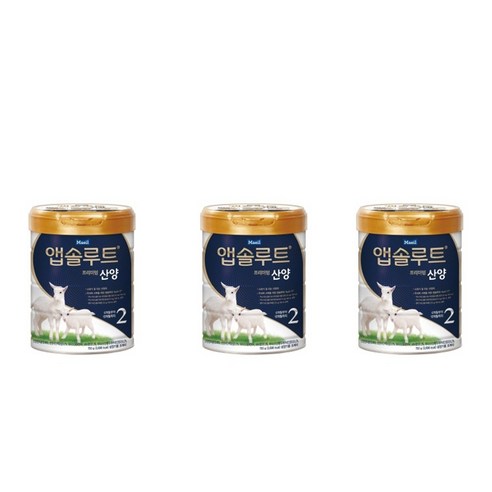 매일유업 앱솔루트 프리미엄 산양 2단계 750g x3개