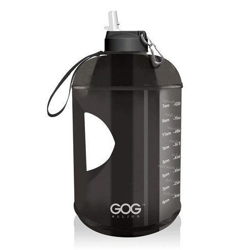 DFMEI 뉴 1갤런 스포츠 주전자 3.78L 빨대컵 그라데이션 컵 대용량 세대외행 주전자, 투명하다._3.78L