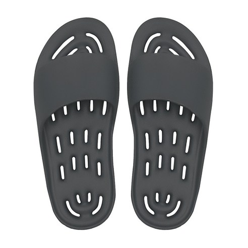 까발로 남녀공용 욕실화 신발 친환경 EVA 경량 미끄럼방지 슬리퍼 논슬립 슬라이드 실내화 CA008, 1개, 다크그레이