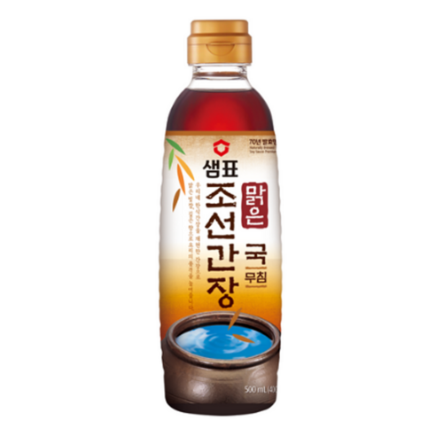 샘표 맑은 조선 간장, 500ml, 1개