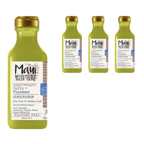 마우이모이스처 아마씨 컨디셔너, 4개, 385ml