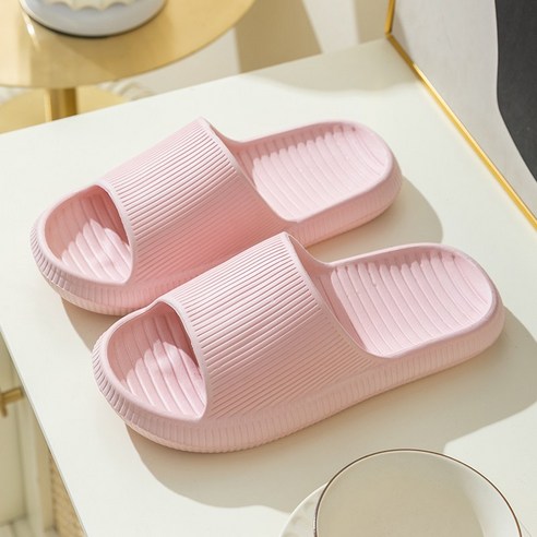 패션 통굽 슬리퍼 논슬립 안전 욕실화, 36-37(35-36발 적합), 핑크색