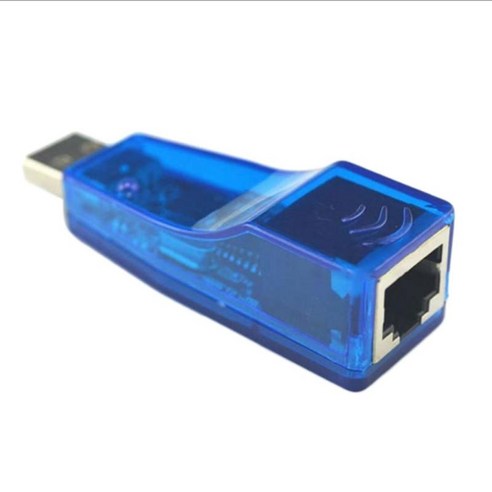 USB 2.0 RJ45 어댑터 파란색 USB-이더넷 RJ45 네트워크, 10x10x5cm, 블루, 전자 부품