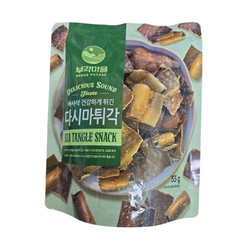 다시마튀각 55g x 20개 1상자 무료배송 부각 다시마 튀각 부각마을 국산다시마 쪽빛누리