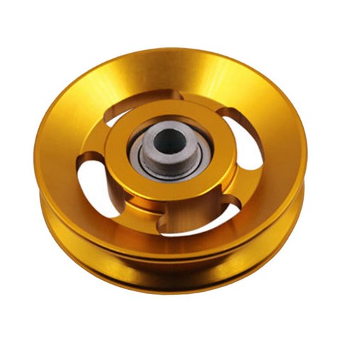 베어링 풀리 휠 케이블 체육관 피트니스 장비 부품 유니버설, 88mm, 알루미늄 합금, 금